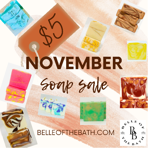 November Soap Sale 2021